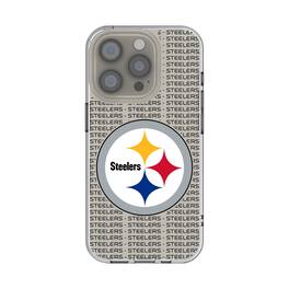 Keyscaper - NFL - Pittsburgh Steelers iPhone Clear Text Backdrop Design Case - 16e - Multicolor