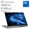 16" Touchscreen
16GB RAM
512GB SSD
Windows 11
Intel Core 5