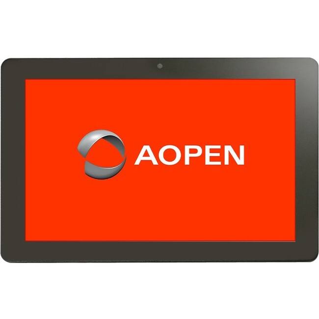 Front. AOpen America - AOpen eTILE-X 10 - 10" Android All-in-One Kiosk Touch PC - Cortex A17 - 2 GB RAM - 15.63 GB Flash - 10.1" WXGA - Black.