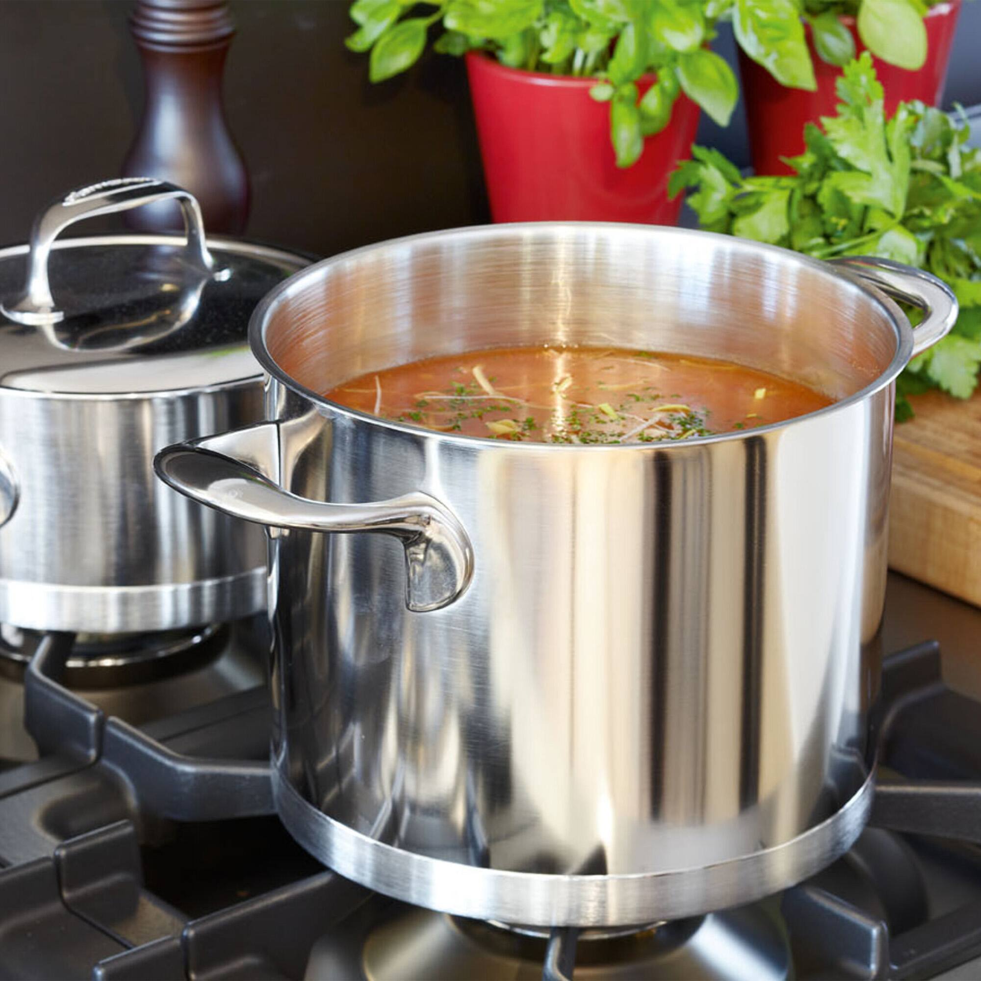 Alt View 3. Demeyere - Demeyere Atlantis Proline 7 8.5-qt Stainless Steel Stock Pot - Stainless Steel.