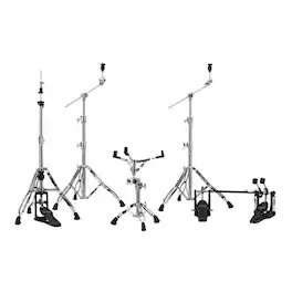 Mapex - Armory 5-Piece Hardware Pack with Double Pedal - Chrome Plated (HP8005-DP)