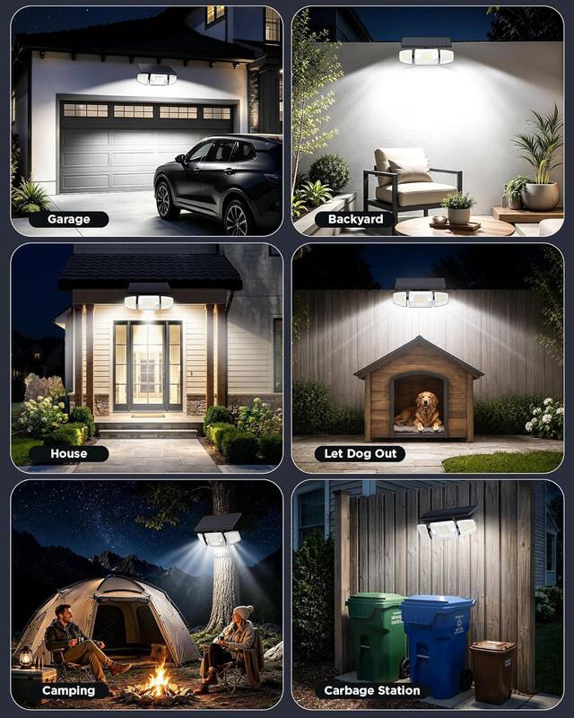 Garage  
Backyard  
House  
Let Dog Out  
Camping  
Carbage Station