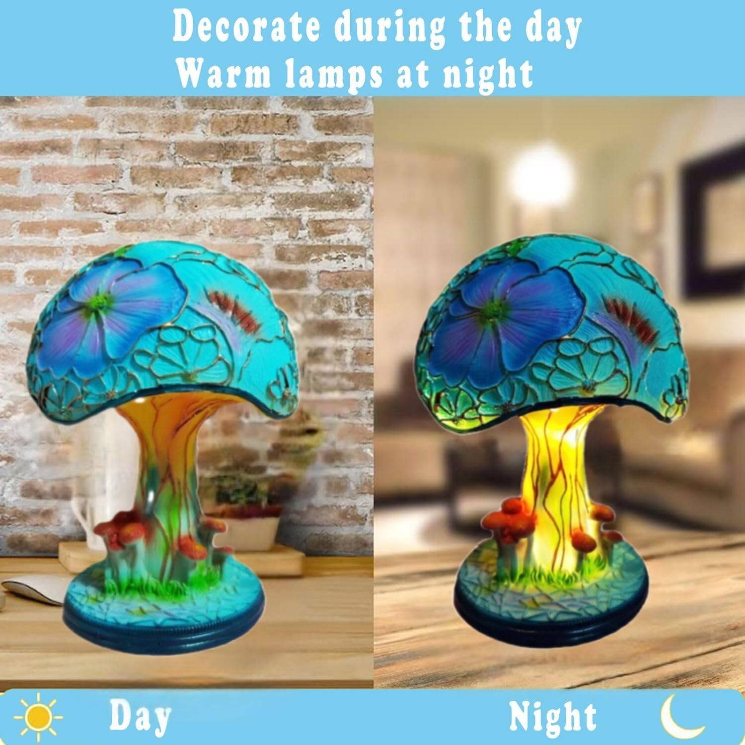 Decorate during the day  
Warm lamps at night  

Day  
Night