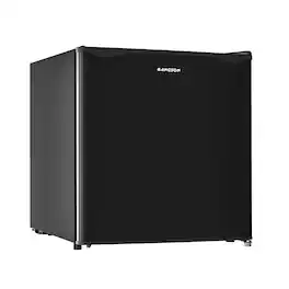 BANGSON - 1.6 Cu.Ft Mini Fridge with Freezer, Compact Refrigerator for Snacks Drinks Food, Office Dorm Bedroom - Black