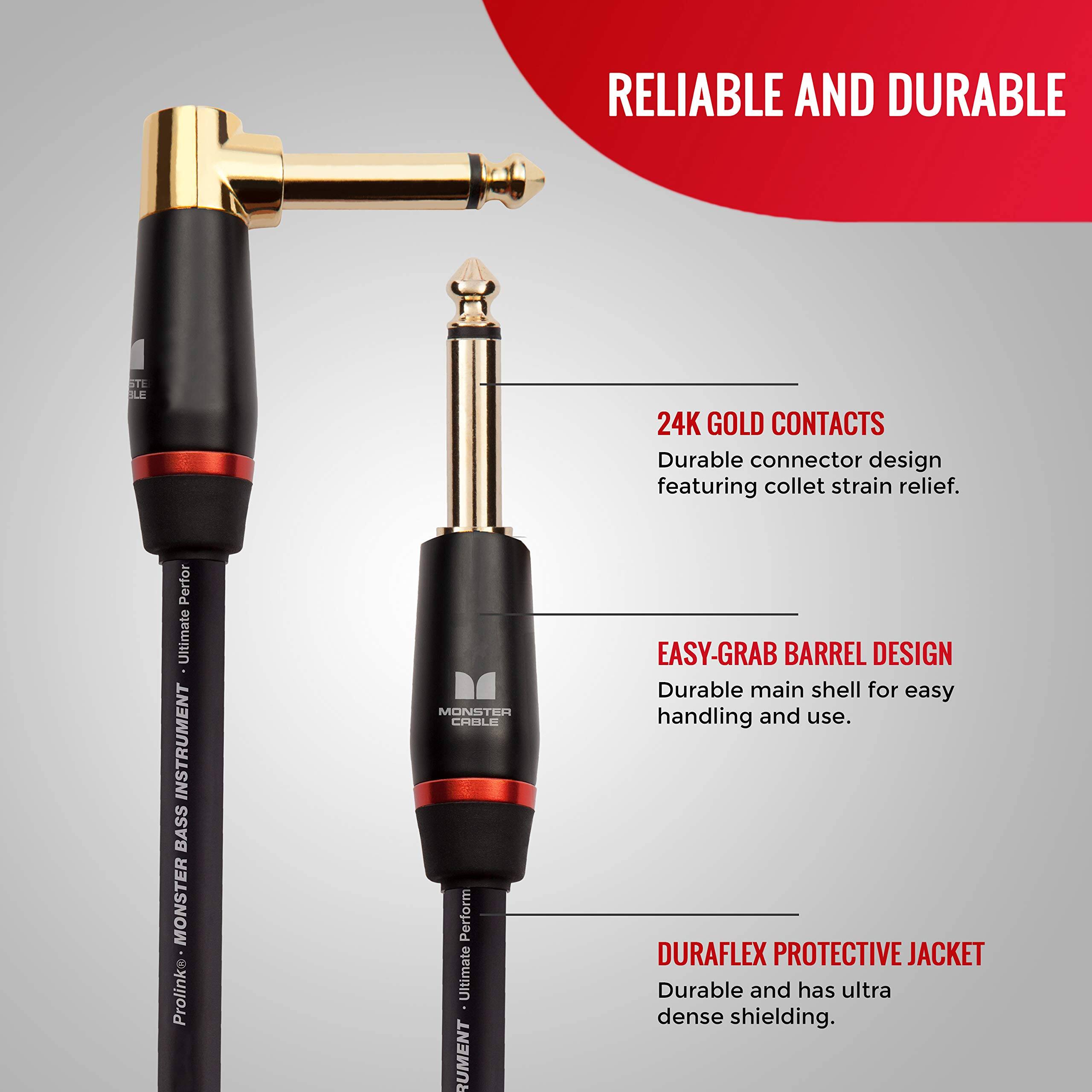 RELIABLE AND DURABLE

24K GOLD CONTACTS  
Durable connector design featuring collet strain relief.

EASY-GRAB BARREL DESIGN  
Durable main shell for easy handling and use.

DURAFLEX PROTECTIVE JACKET  
Durable and has ultra dense shielding.