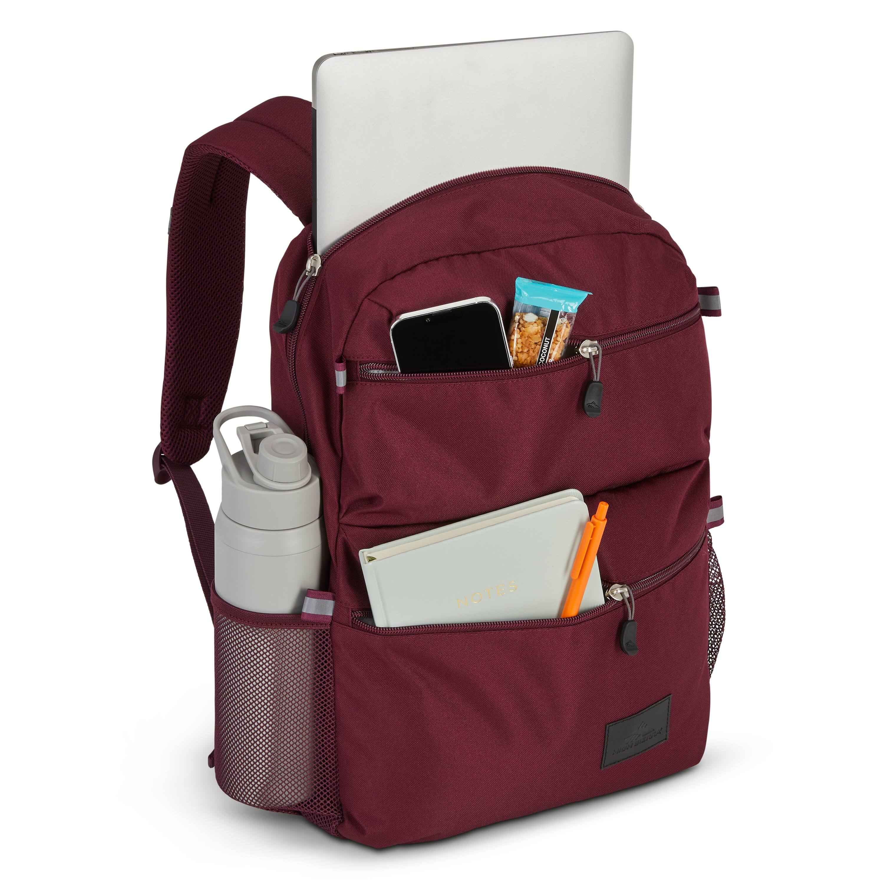 Back. High Sierra - BTS 2020 Everclass Backpack - Maroon.
