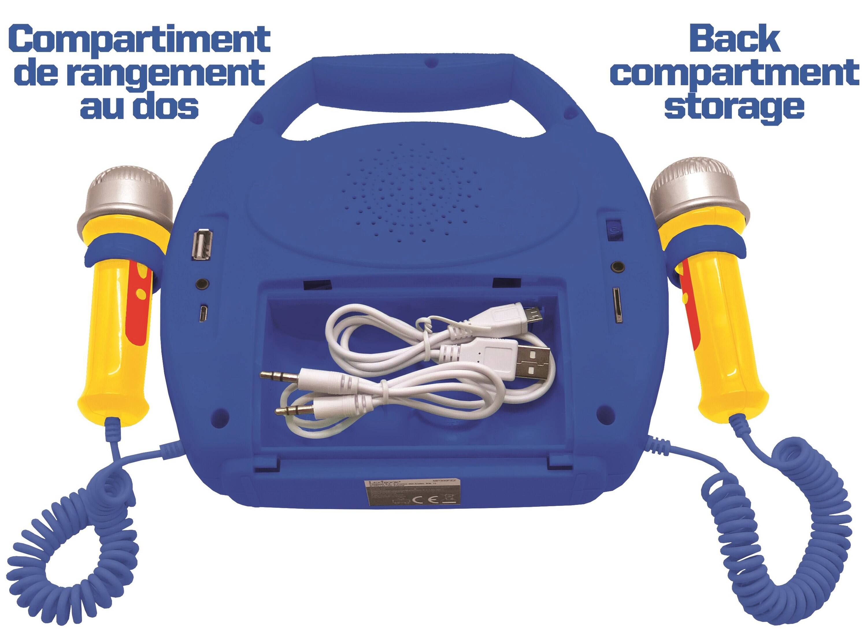 Compartiment de rangement au dos  
Back compartment storage