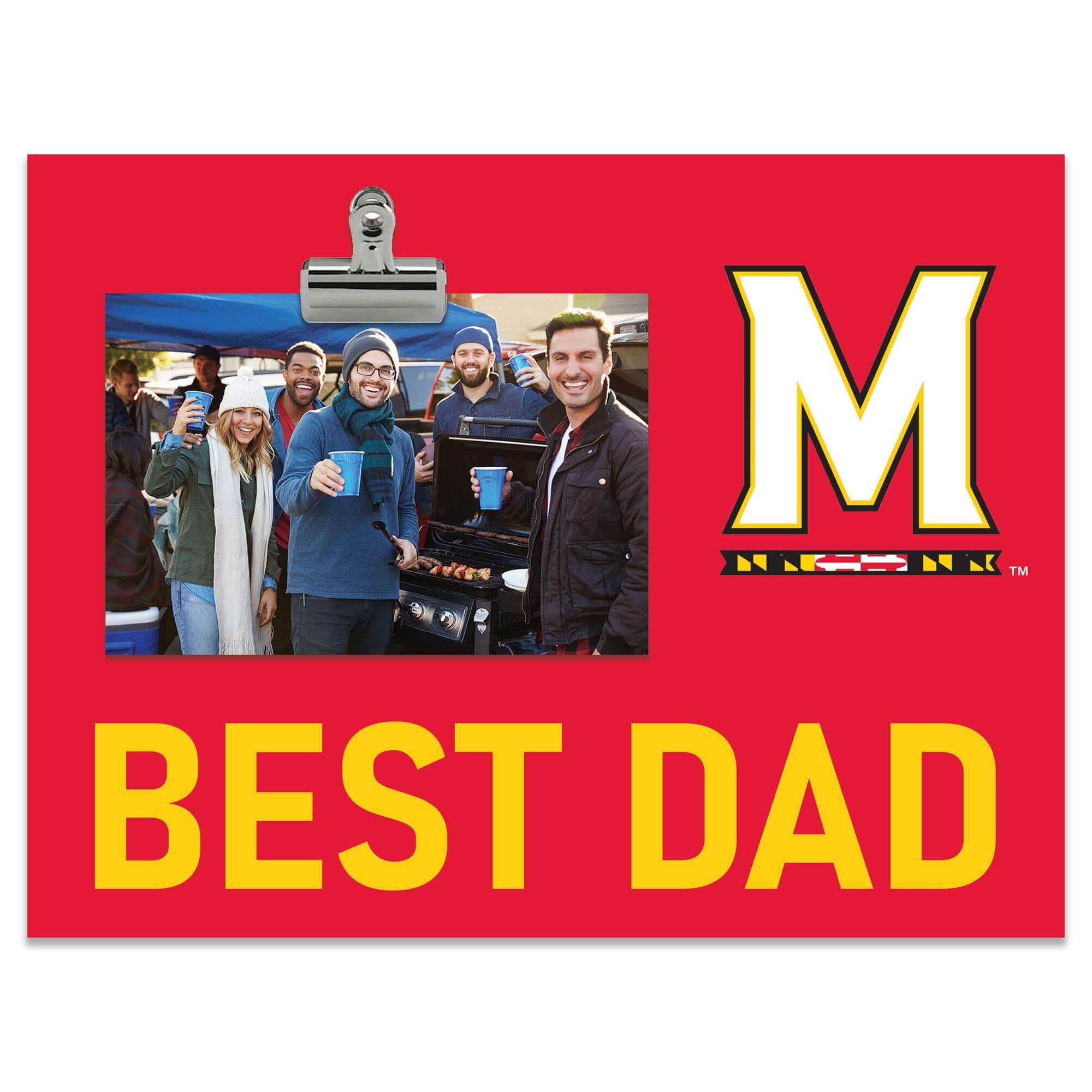 "Fan Creations - Maryland Terrapins 8"" x 10.5"" Briteline Best Dad Clip Frame - Multicolor" price history on PriceWatchPro