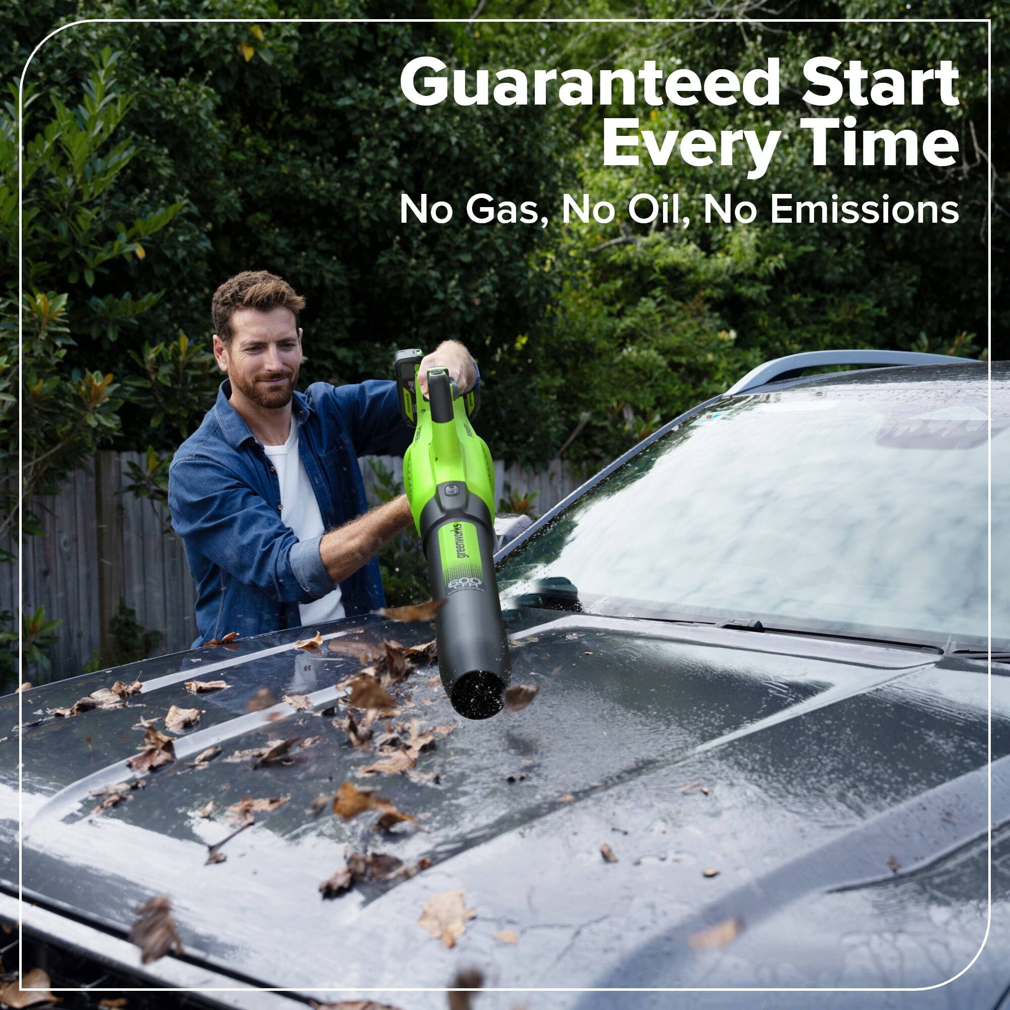 Guaranteed Start Every Time  
No Gas, No Oil, No Emissions