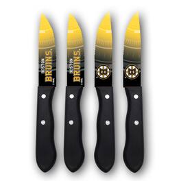 Woodrow - 4-Piece Stainless Steel Steak Knife Set - Multicolor