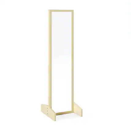 Front. Children's Factory - 2-Position Mirror - RTA - Creamy Birch.
