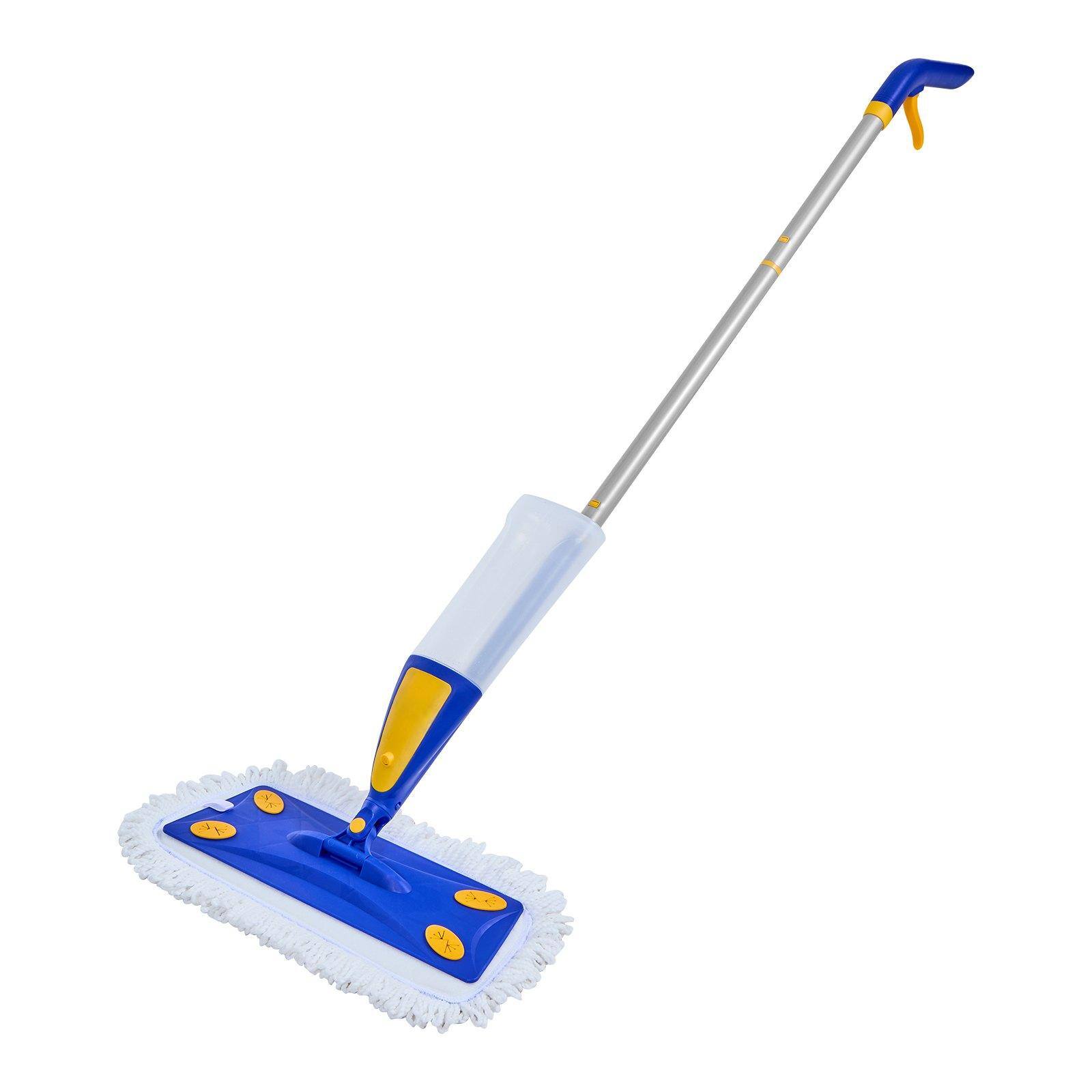 Alt View 9. Glintex - Spray Mop with 27oz Tank, 3 Washable Pads, Microfiber and Cotton Mop for Wood, Tile, and Vinyl Floors.