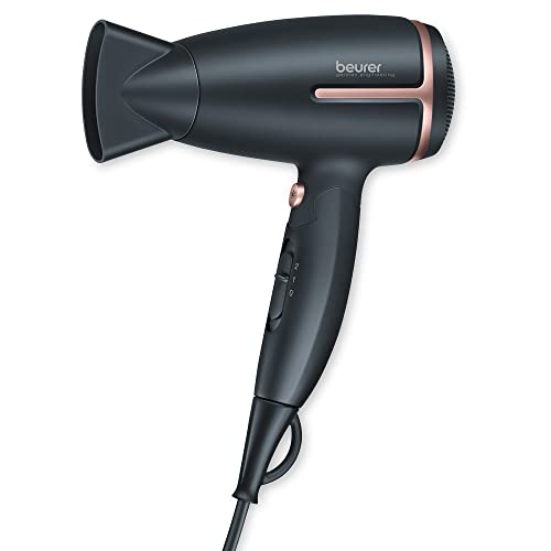 Front. Vulpecula Spade - HC25 Travel Hair Dryer for with Voltage Switch, Powerful Blow Dryrer with Ion Function, 1600W, Anti Frizz, Foldable &.