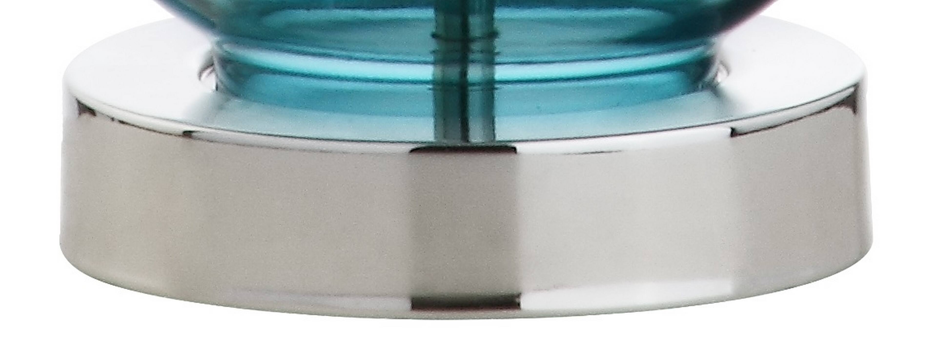 Alt View 7. Jonathan Y - Colette 20" Mini Glass Table Lamp, Amalfi Blue (Set of 2) - Amalfi Blue.