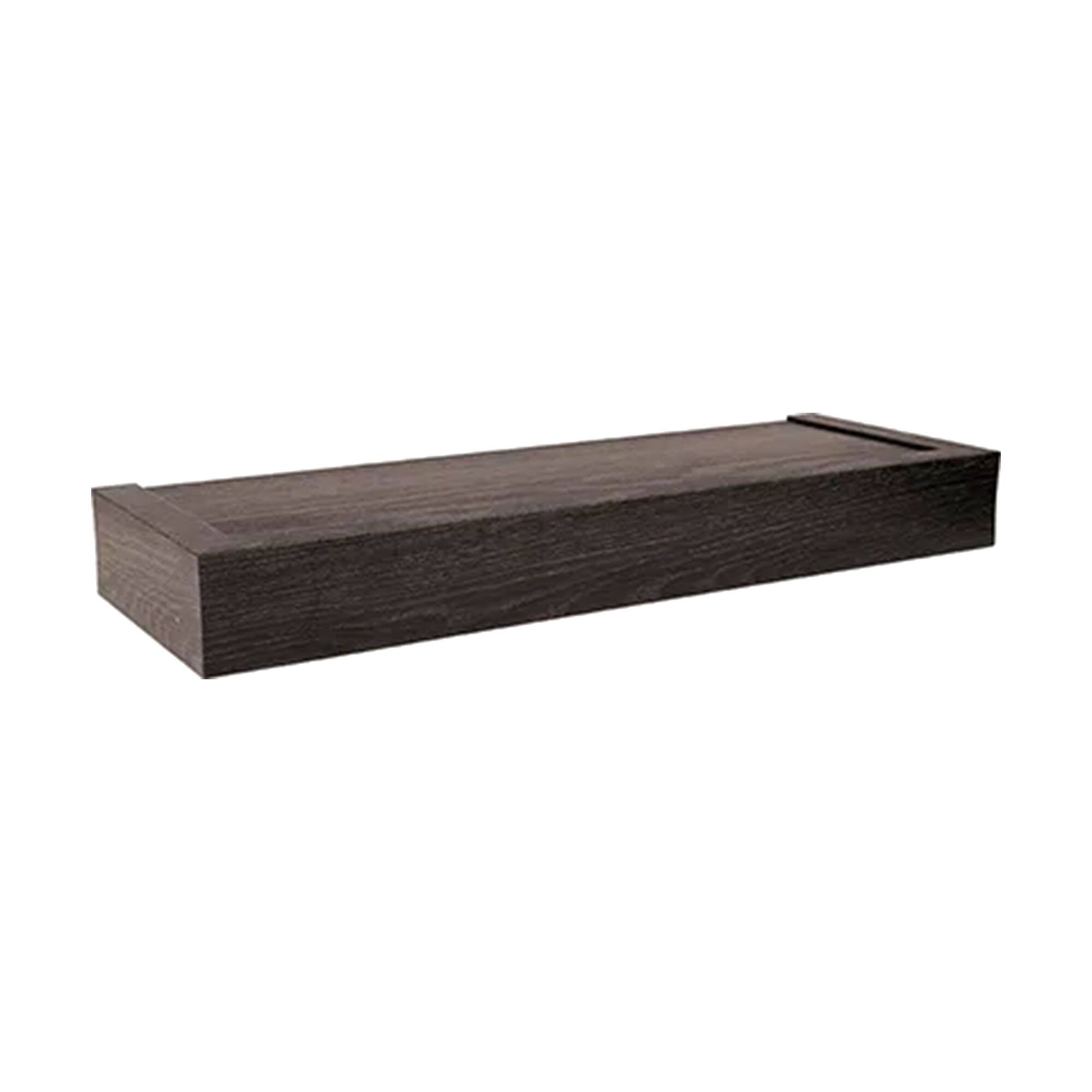 Alt View 10. Hillman - High & Mighty 18 Inch Modern Floating Shelf Holds Up To 15 Pounds, Espresso - Brown.