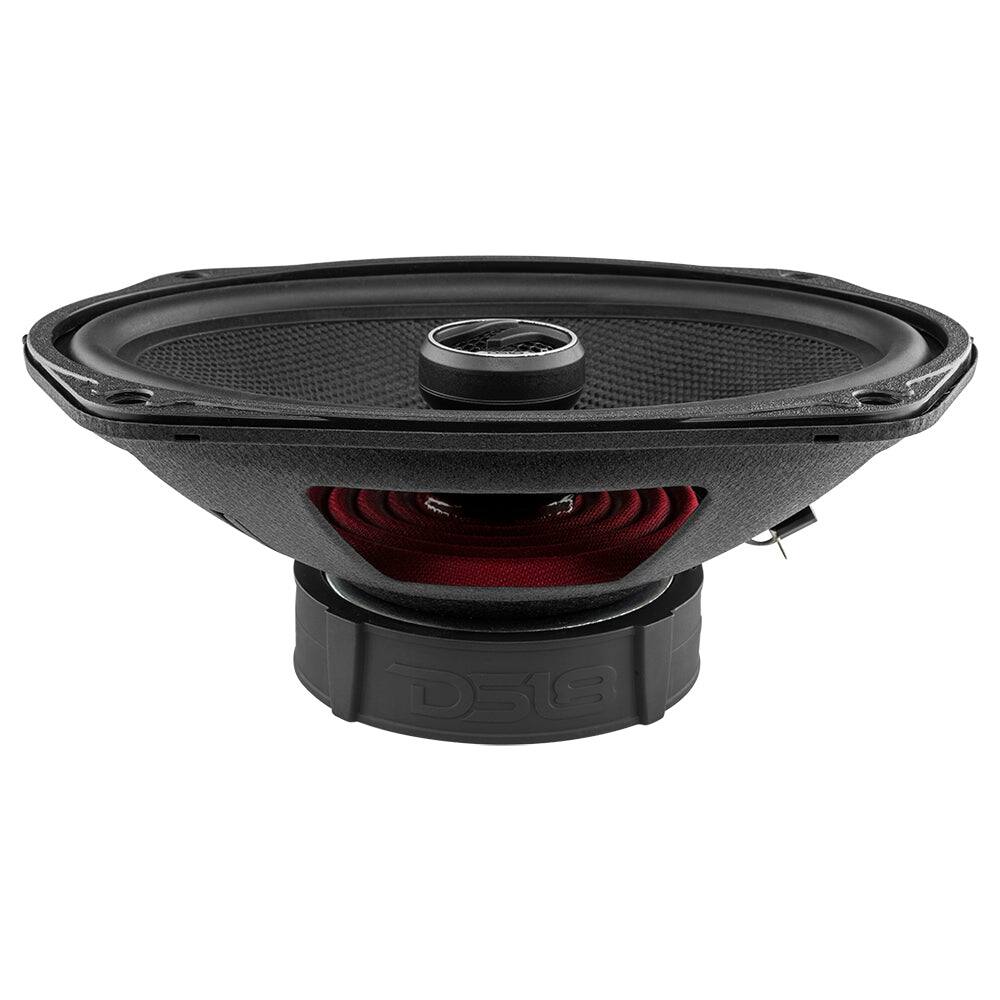 Alt View 2. DS18 Audio - ZXI 6x9" 2-way Coaxial Speaker with Built-in Driver, 120W RMS 4-Ohm.