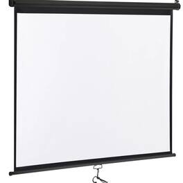 Home Collection - Manual Pull Down Projector Screen - 100 Inch-16:10 HD-Black