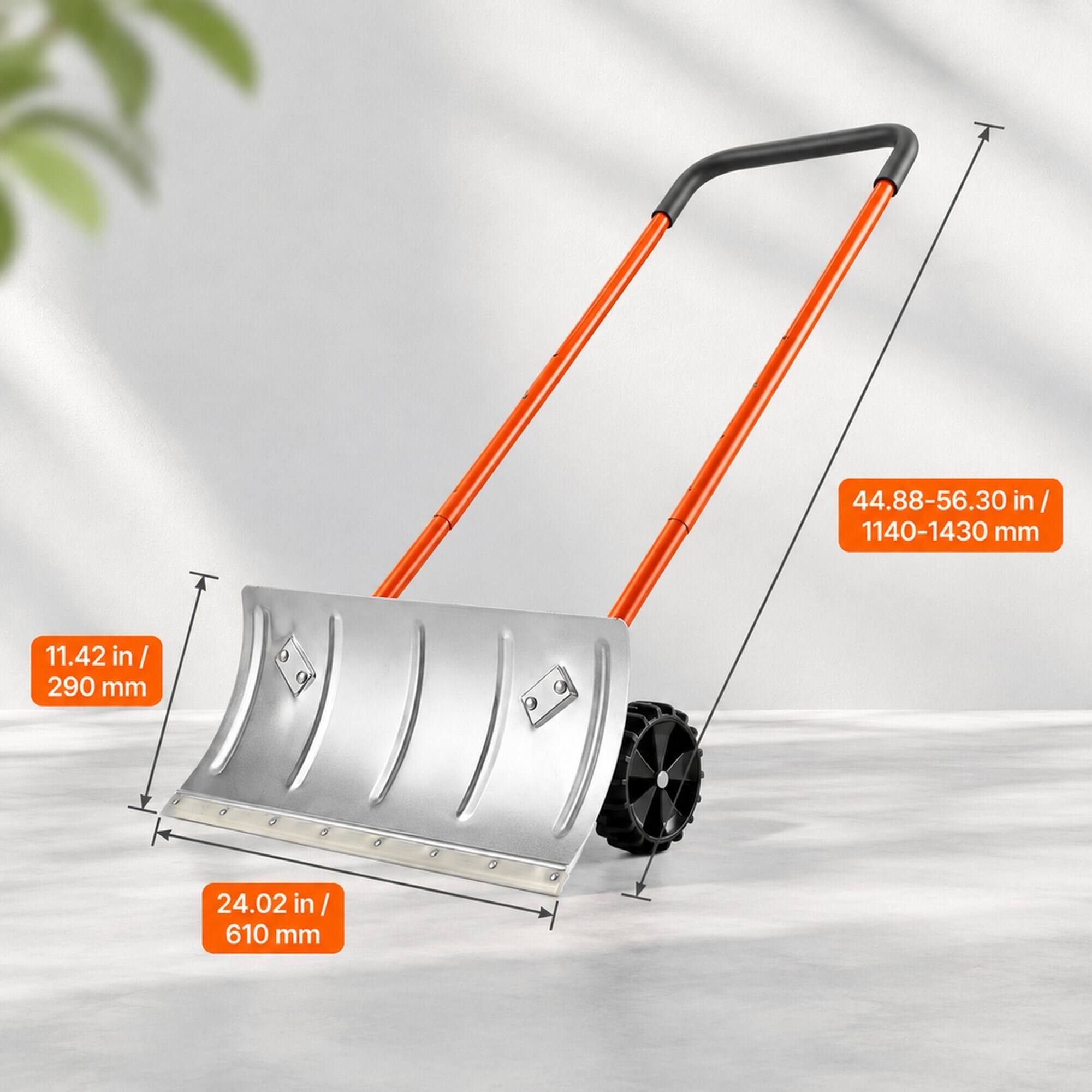 44.88-56.30 in/ 1140-1430 mm  
11.42 in/ 290 mm  
24.02 in/ 610 mm
