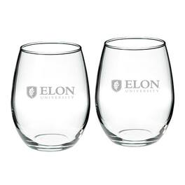 Jardine - Elon Phoenix 21oz. 2-Piece Stemless Wine Glass Set - Multicolor