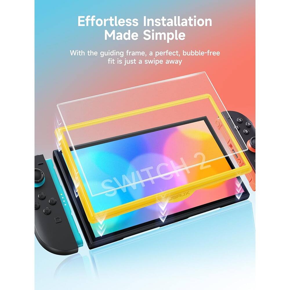 Effortless Installation Made Simple

With the guiding frame, a perfect, bubble-free fit is just a swipe away

SWITCH 2