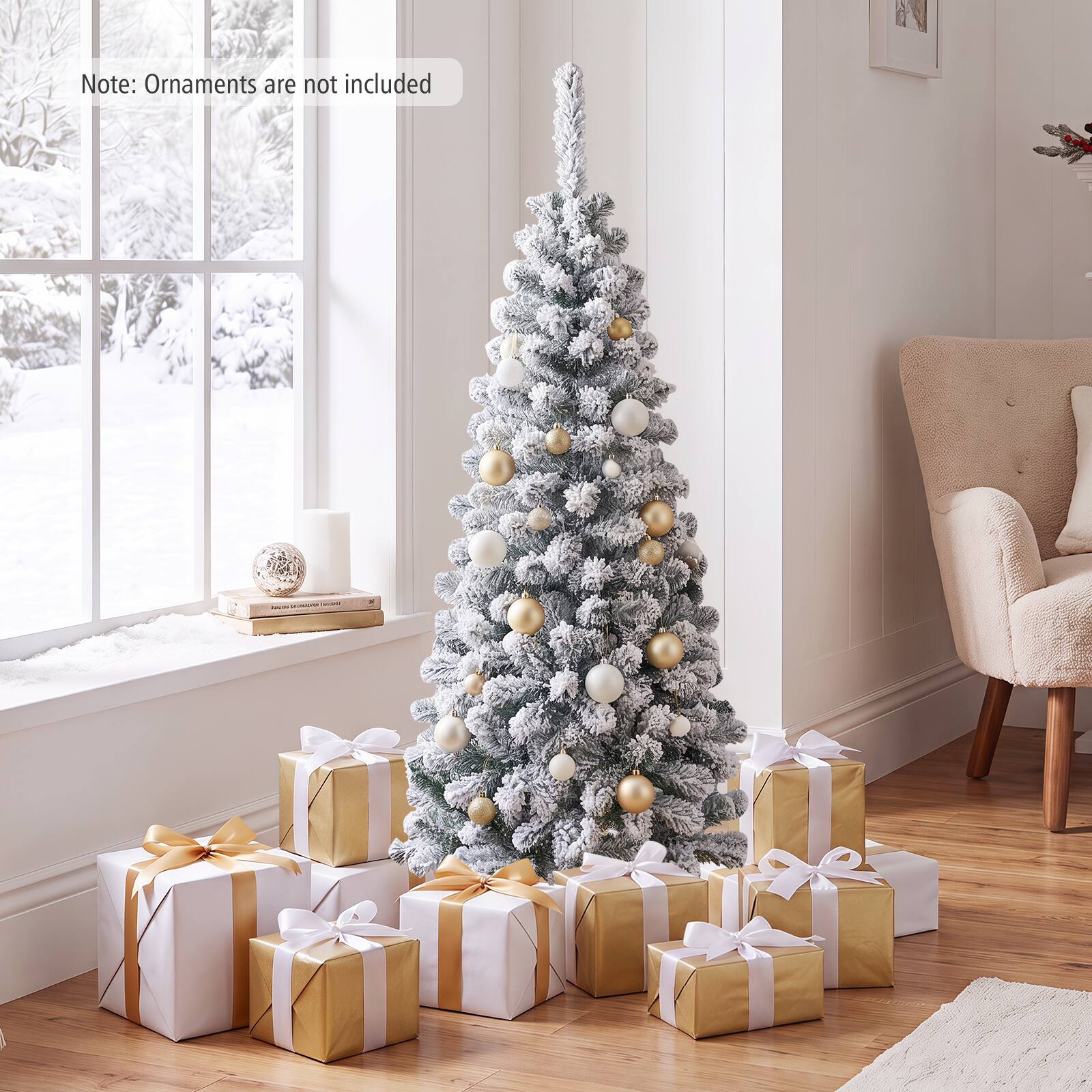Note: Ornaments are not included