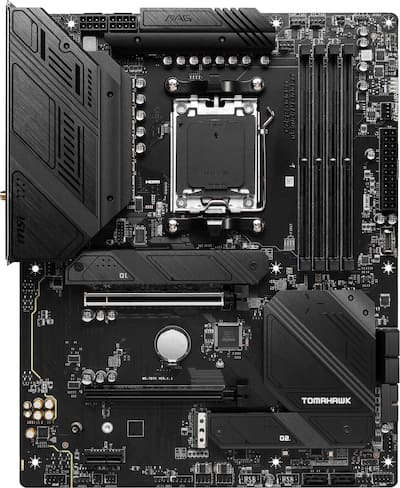 MSI MAG B650 Tomahawk WIFI (Socket AM5) AMD B650 ATX DDR5 Wi Fi 6E MSI MAG B650 Tomahawk WIFI (Socket AM5) AMD B650 ATX DDR5 Wi Fi 6E