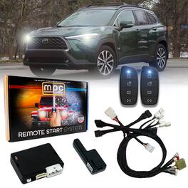 MPC - 4-Button Remote Starter For 2023-2025 Toyota Corolla - Plugin T-Harness - Black