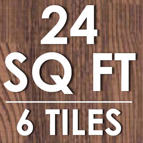 Alt View 3. ProsourceFit - ProsourceFit Wood Grain Puzzle Mat 1/2-in - Dark Oak.