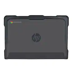 Front. SaharaCase - HP Fortis G1M/Flip G1M Chromebook (2in1) Case | Ultra Shield Design | Shock-Absorbing Corners | Venture Series - Clear/Black.