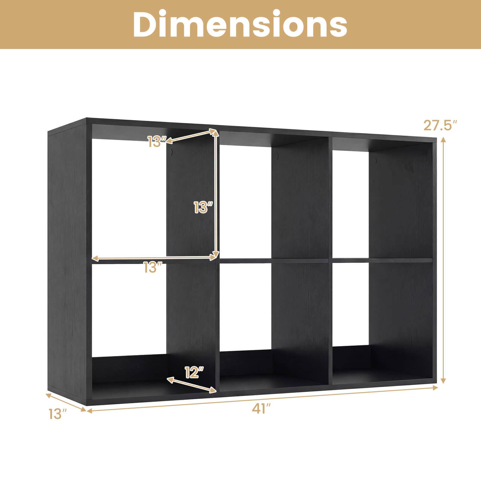Dimensions: 13" x 27.5" x 13" x 13" x 12" x 41"