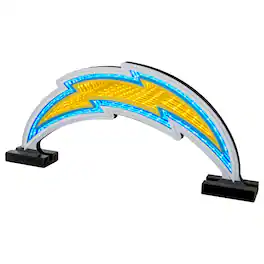 Sporticulture - Los Angeles Chargers LED Infinity Logo Light - Yellow