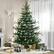 Alt View 1. Homcom - Nordic Pine Hinged Artificial Christmas Tree, 1218 Realistic Branches Steel Base - Green.