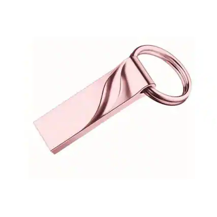 Front. Stock Preferred - 2TB USB 2.0 Metal Flash Drive – High-Speed Portable Data Storage with OTG & Type-C Adapter for PC, Laptop & Mac - Pink.