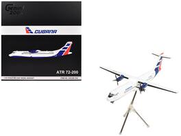 GeminiJets - ATR 72-200 Commercial Aircraft Cubana de Aviacion (CU-T1548) Tail Gemini 200 Series 1/200 - White with Red and Blue