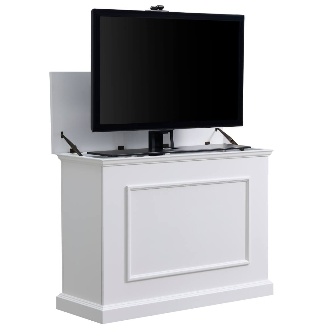 Alt View 2. Touchstone Home Products - The Elevate by Touchstone - Smart Motorized TV Lift Cabinet for Flat Screen TVs up to 50 Inches - White.