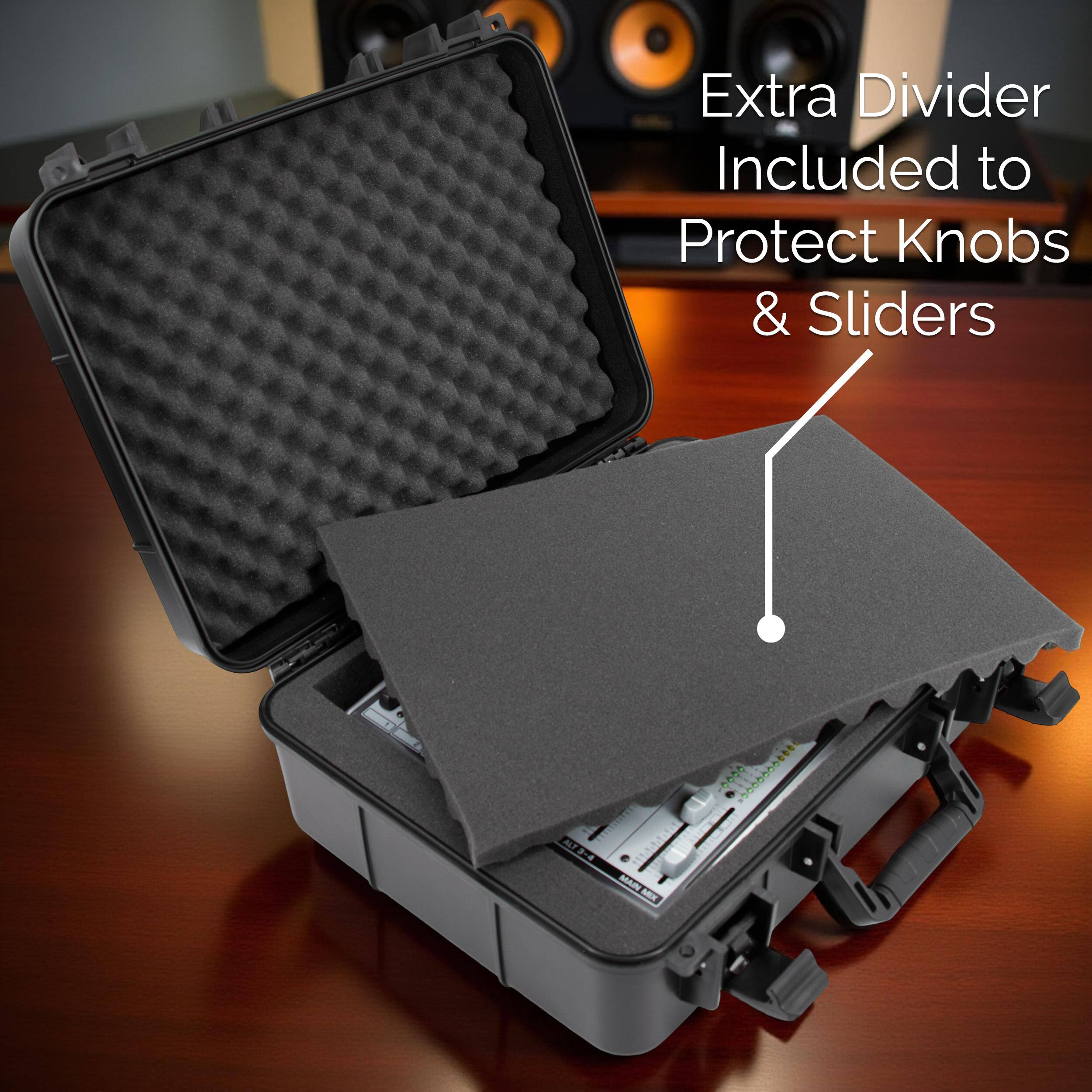 Extra Divider Included to Protect Knobs & Sliders