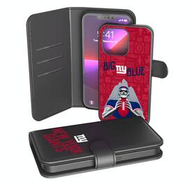 Keyscaper - NFL - New York Giants iPhone Wallet Case - 15 - Black