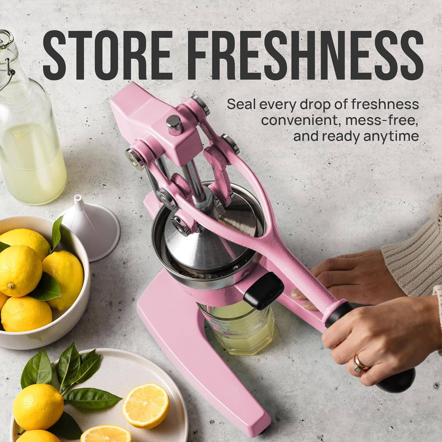 STORE FRESHNESS
Seal every drop of freshness convenient, mess-free, and ready anytime