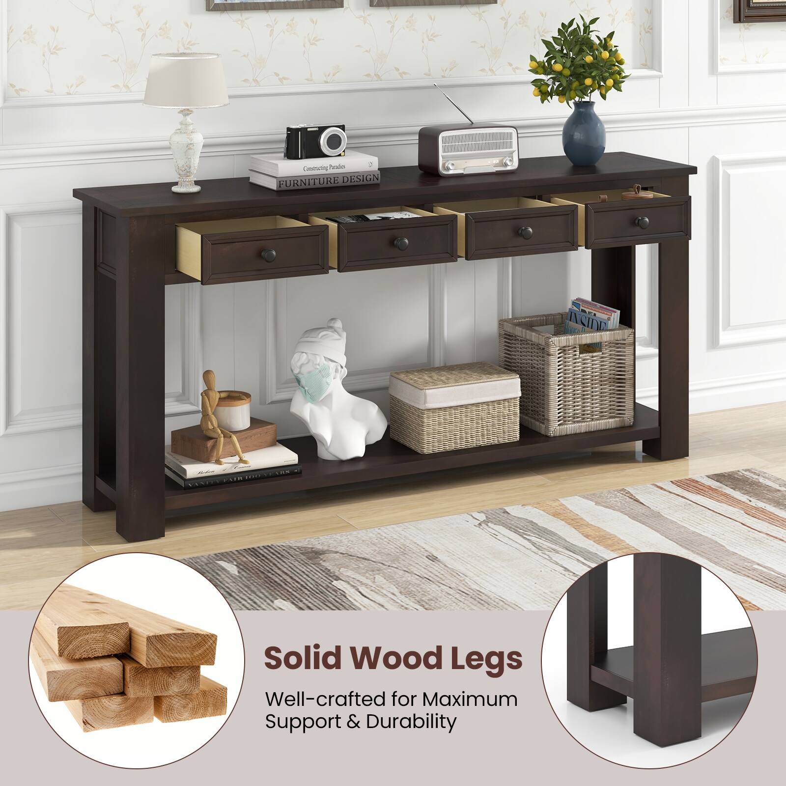 IQ Polo 2 Comerucing FURNITURE DESIGN INSIDE Solid Wood Legs Well-crafted for Maximum Support & Durability