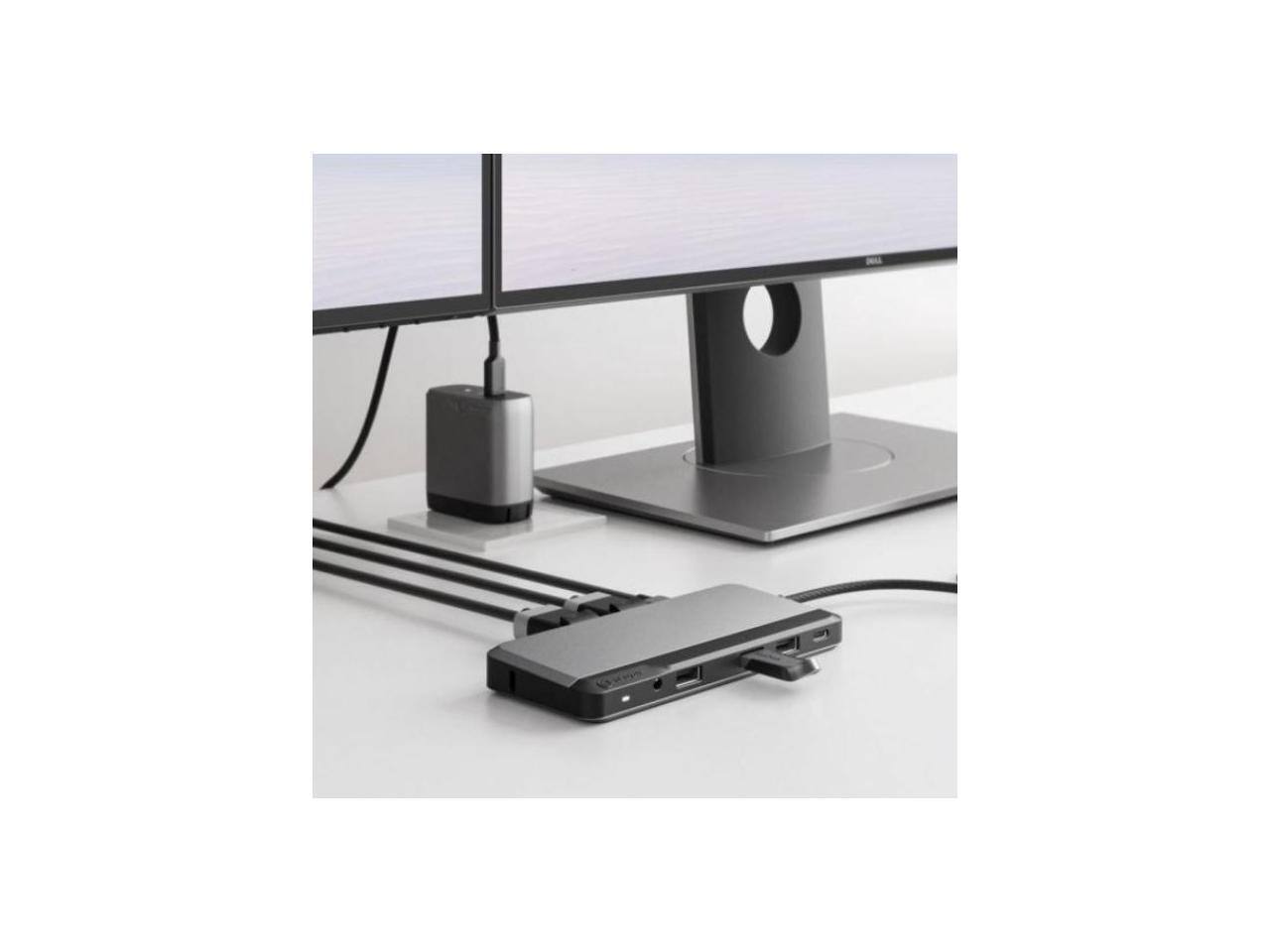 Alt View 7. Alogic - Alogic USB-C Dual Display Dock MX2 Lite DisplayPort Edition U1CADSGR.