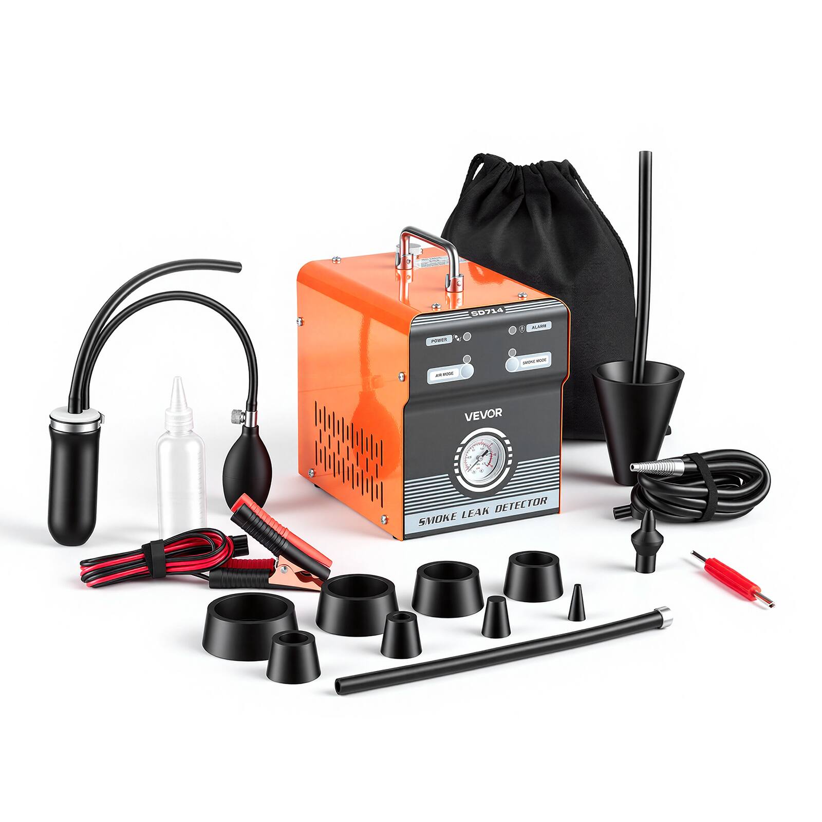 60714 2 1 2 PO 3 a I - - VEVOR T LEAK DETECTOR SHOKE