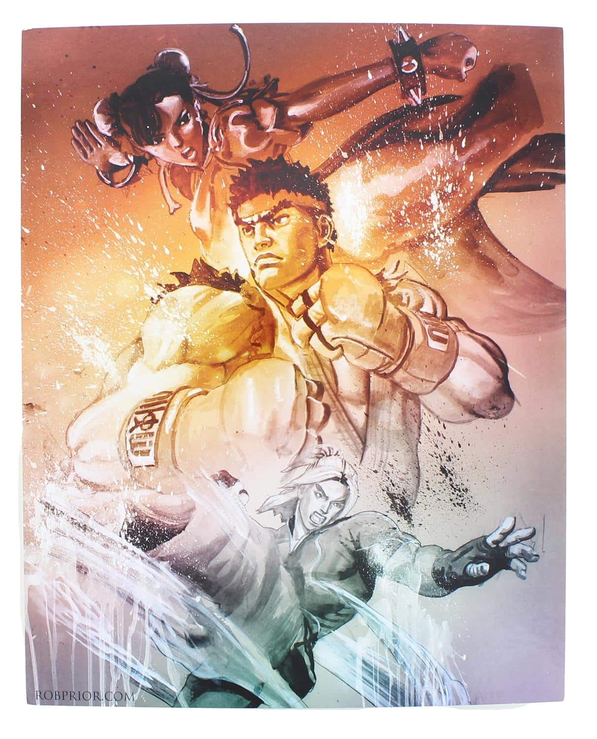 Toynk - Street Fighter V Versus Limited Edition 8x10 Inch Art Print by Rob Prior - Orange price history on PriceWatchPro