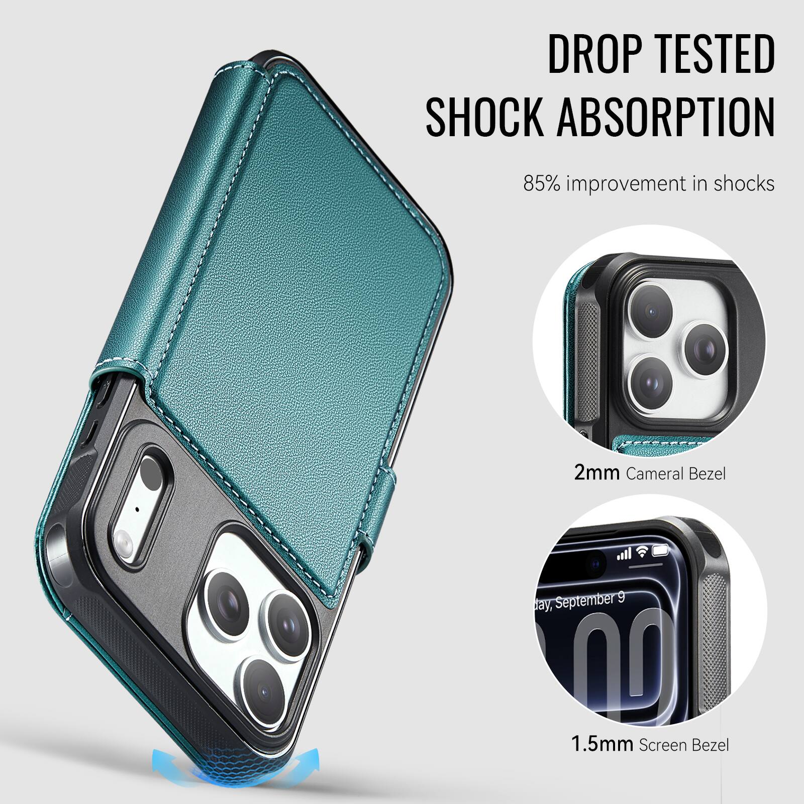 DROP TESTED SHOCK ABSORPTION  
85% improvement in shocks  
2mm Camera Bezel  
1.5mm Screen Bezel