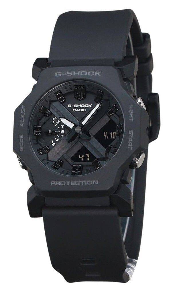 Casio - G-Shock Analog Digital Resin Dial Quartz GA-2300-1A 200M Men's Watch - Black