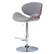 Front. Simpli Home - Marana Bentwood Adjustable Height Gas Lift Bar Stool - Grey.