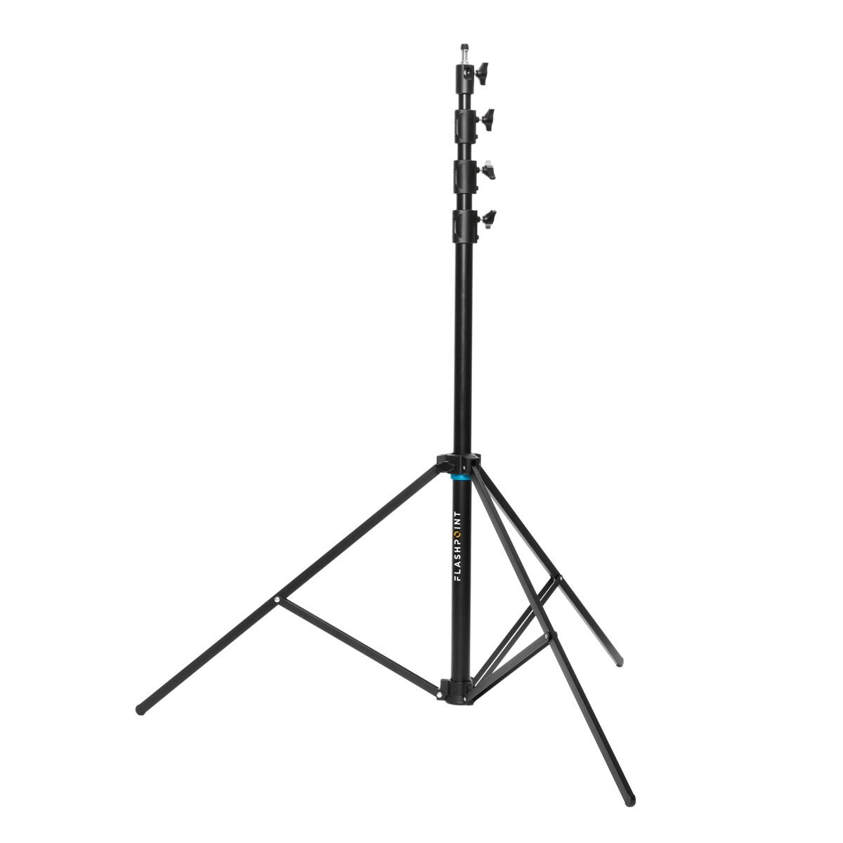 Front. Flashpoint - Flashpoint Pro Heavy-Duty Air-Cushioned Auto Light Stand (13').