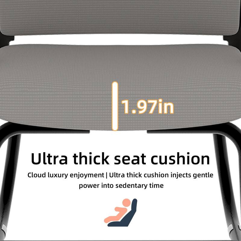 1.97in Ultra thick seat cushion  
Cloud luxury enjoyment | Ultra thick cushion injects gentle power into sedentary time