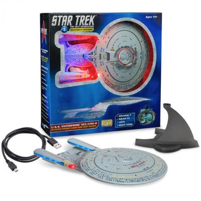 STAR TREK THE NEXT GENERATION U.S. ENTERPRISE ACC-1701-D FC SPEAKER SOLNC FX LES WHITE NOISE