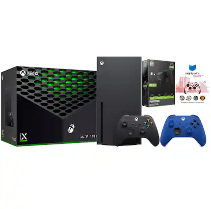 XBOX mightyskins ad A. d Cnes 1 POWERPACK CACRE - -- - -- X 1850 SERIES X - V 1TB