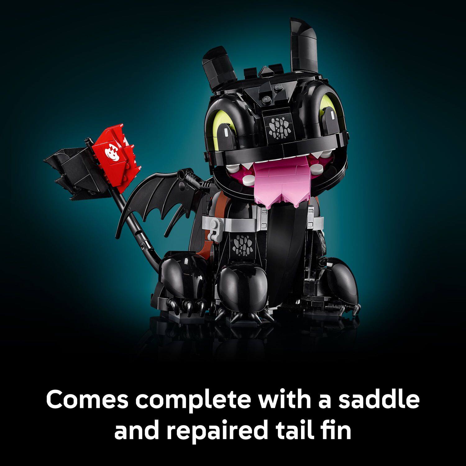 m - 2  
Comes complete with a saddle and repaired tail fin